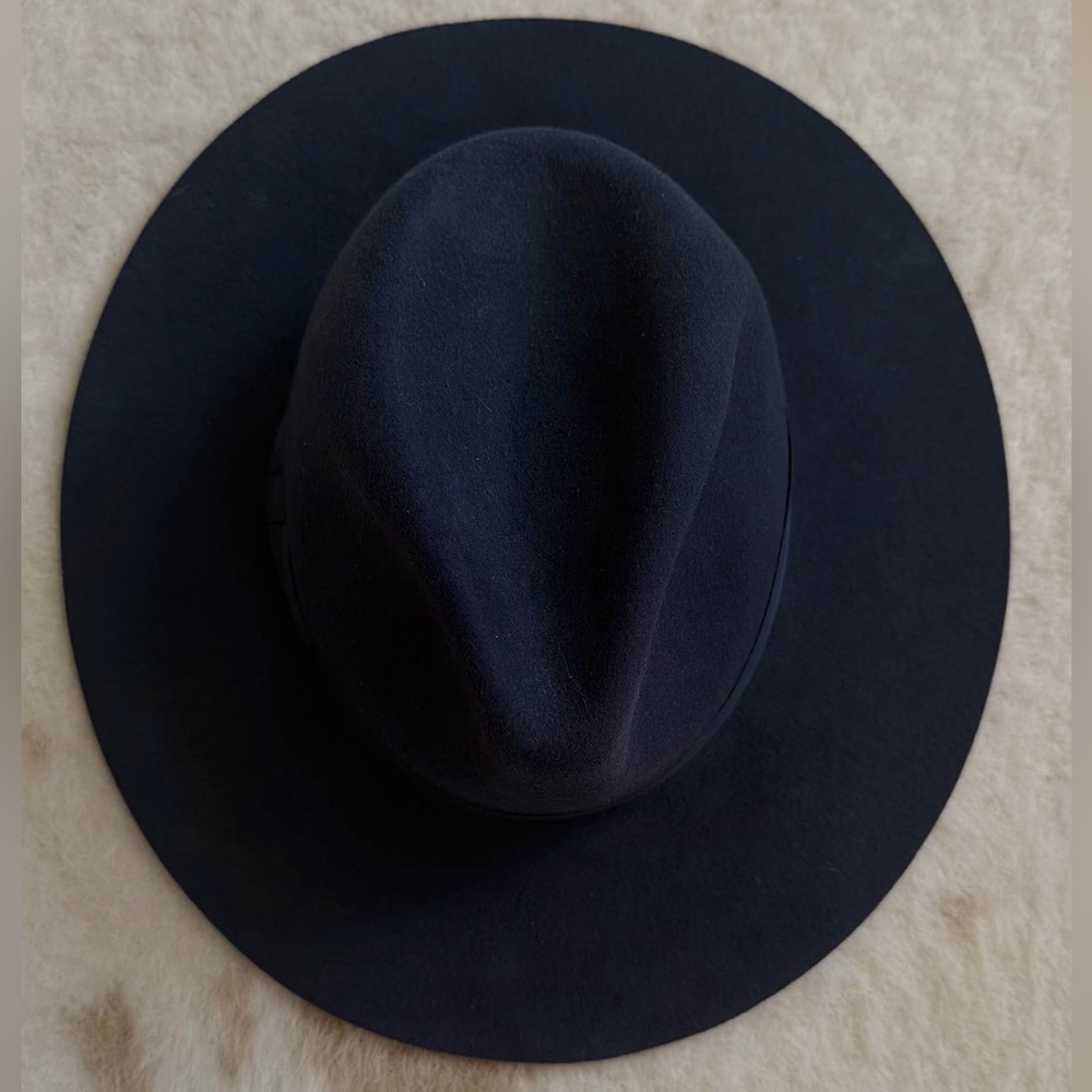 Lack of Color Navy Blue Wool Rancher Hat | Size M (57cm)